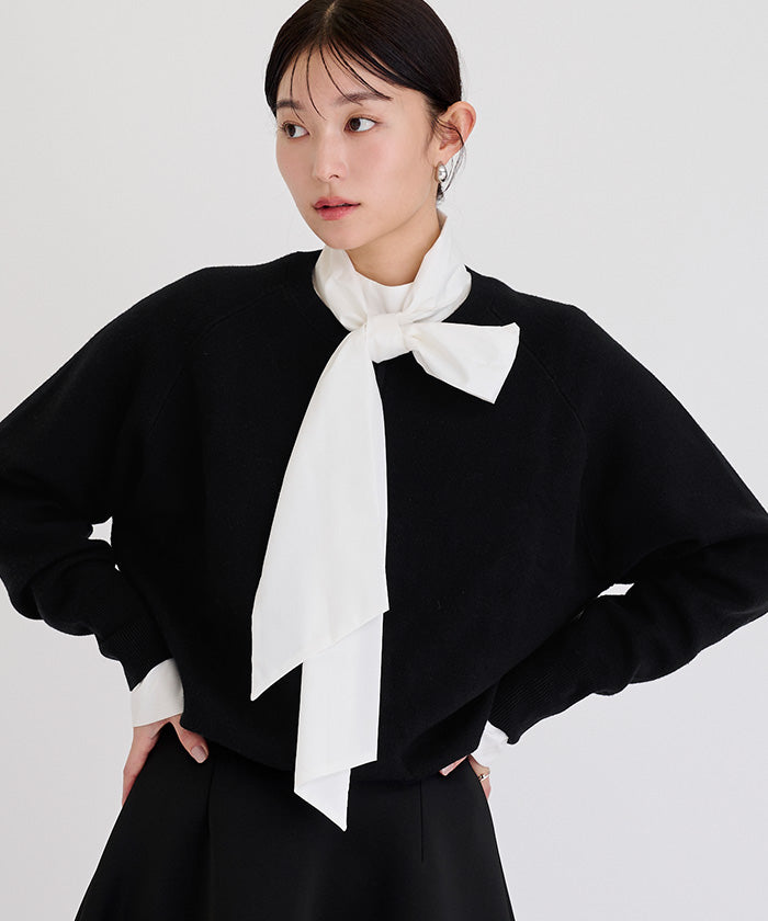 ユアーズ ur's スウェットライクZIPニットカーディガン （ライトグリーン） ライトグリーン