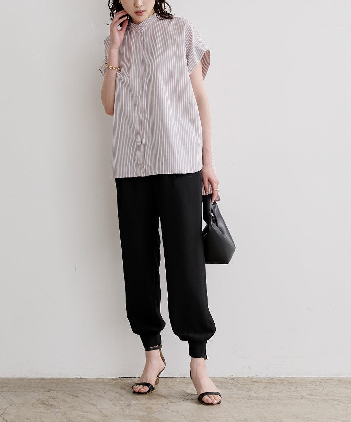 ユアーズ ur's ジョガーパンツ （ブラック） ブラック