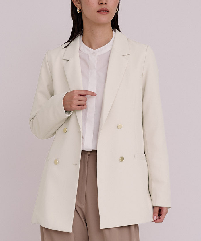 您的您量身定制的雙乳外套