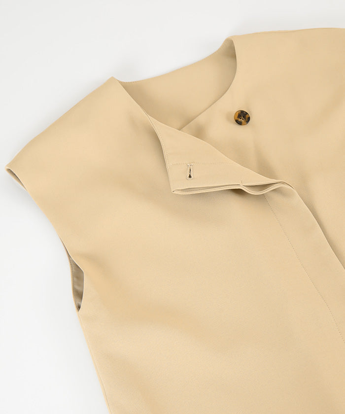 Yours French Sleeve Long Gilet