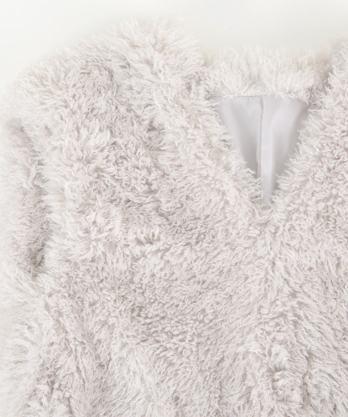 Yours ur's Shaggy Cocoon Vest