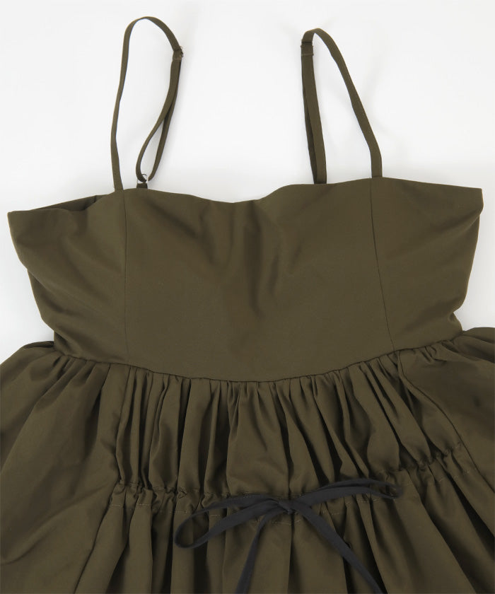 ユアーズ ur's カップ付撥水フレアキャミソール/ラッシュガード （ブラック） ブラック