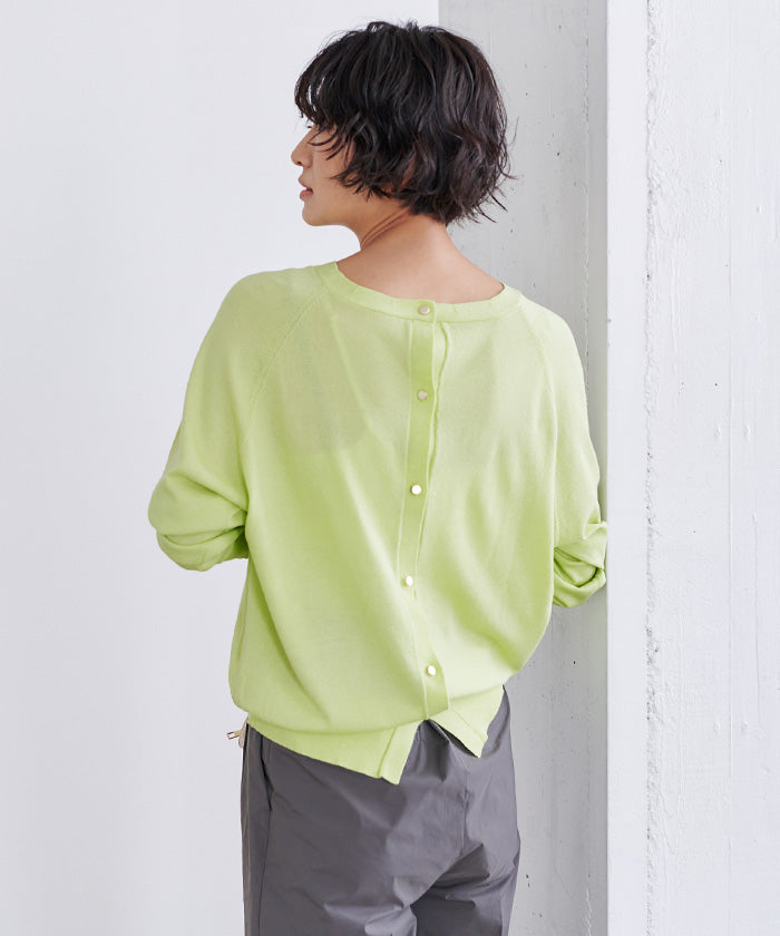 YOURS ur's UV Care Back Gold Button Knit