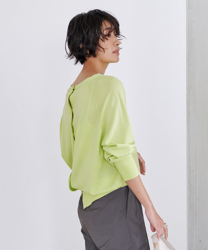YOURS ur's UV Care Back Gold Button Knit