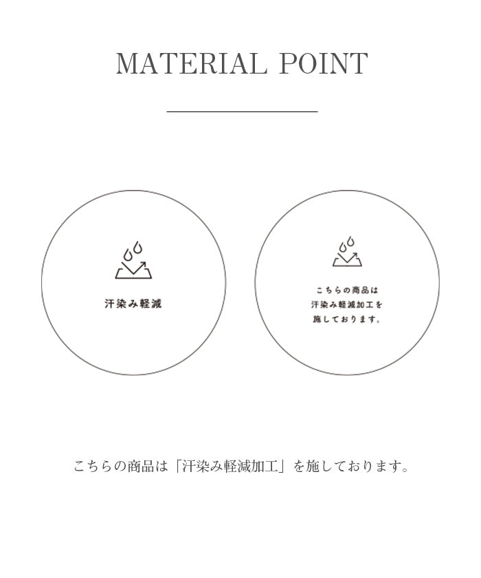 ユアーズ ur's 汗染み防止タックボリュームスリーブTシャツ （ブルーグレー） ブルーグレー