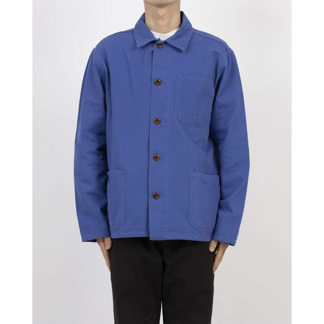 アスキーズ USKEES USKEES アスキーズ BUTTONED OVERSHIRTS ボタンオーバーシャツ 3001 （ウルトラブルー） ウルトラブルー
