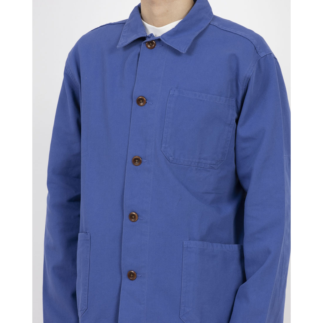 アスキーズ USKEES USKEES アスキーズ BUTTONED OVERSHIRTS ボタンオーバーシャツ 3001 （ウルトラブルー） ウルトラブルー