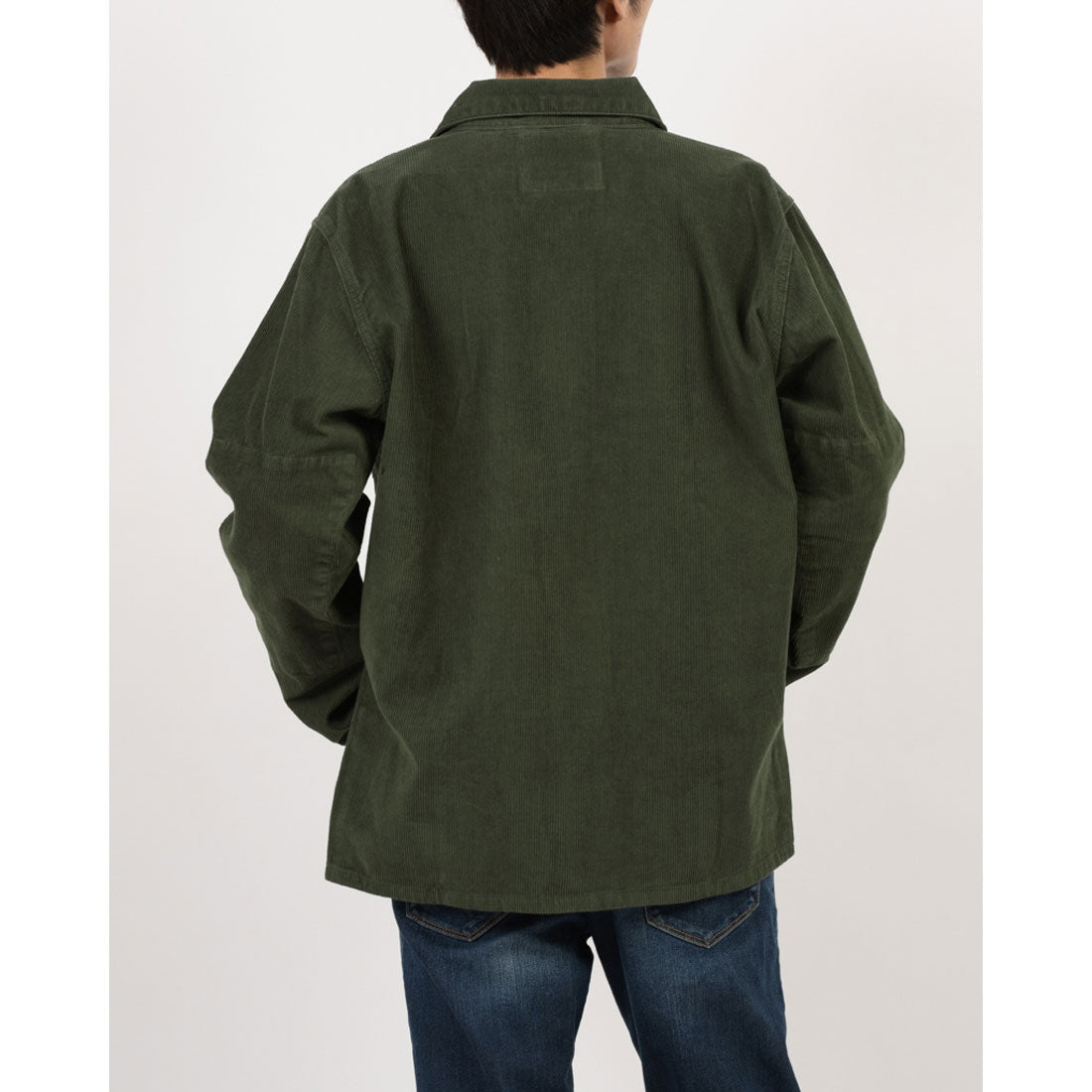 アスキーズ USKEES USKEES アスキーズBUTTONED CORD OVERSHIRTS ボタンコードオーバーシャツ 3001 （ヴァイングリーン） ヴァイングリーン