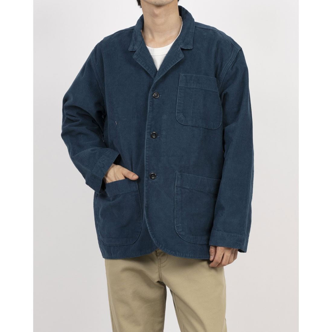 アスキーズ USKEES USKEES アスキーズ CORD BLAZER コーデュロイブレザー （ぺトロールブルー） ぺトロールブルー