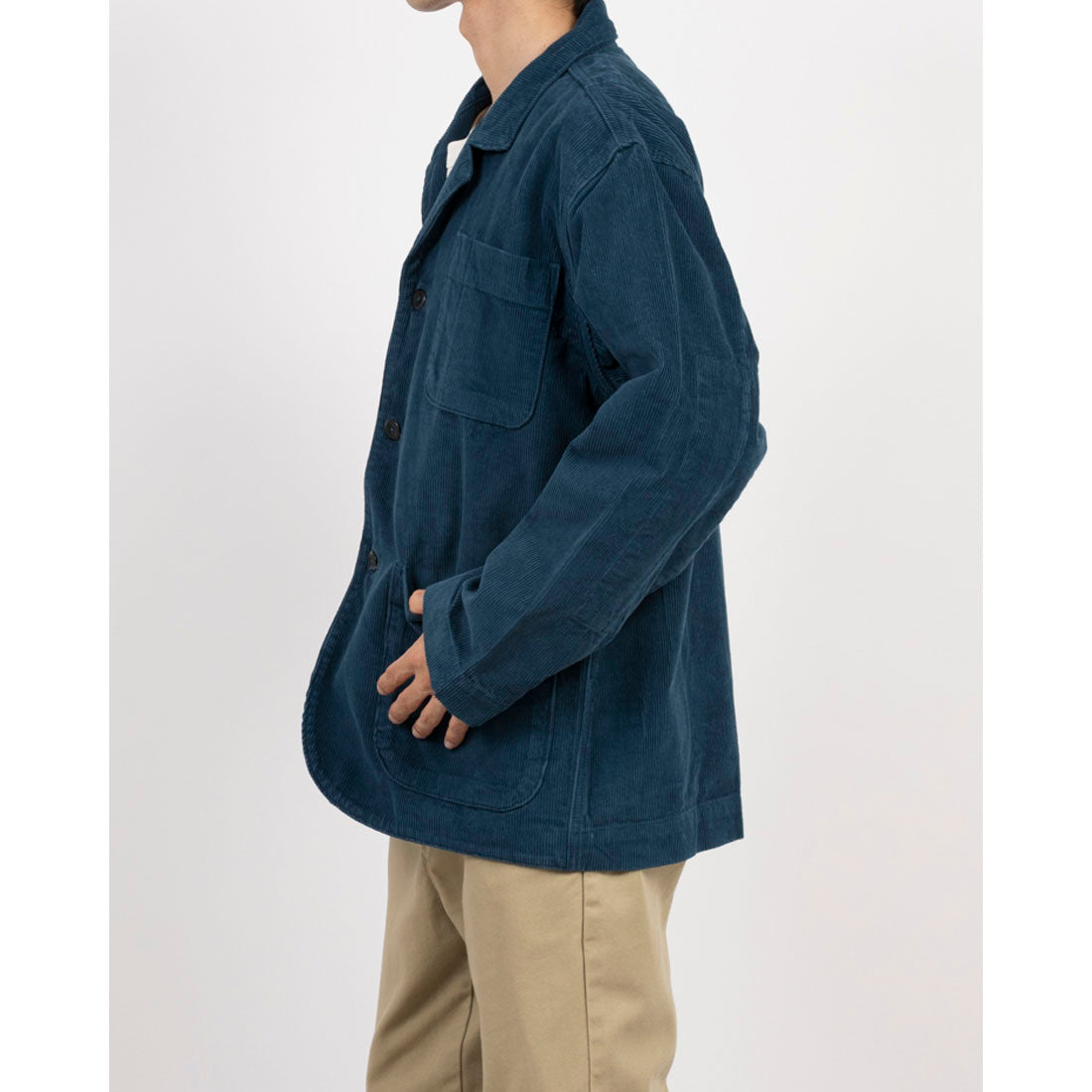アスキーズ USKEES USKEES アスキーズ CORD BLAZER コーデュロイブレザー （ぺトロールブルー） ぺトロールブルー