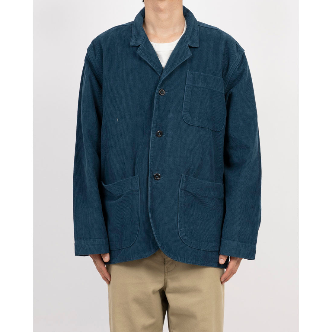 アスキーズ USKEES USKEES アスキーズ CORD BLAZER コーデュロイブレザー （ぺトロールブルー） ぺトロールブルー