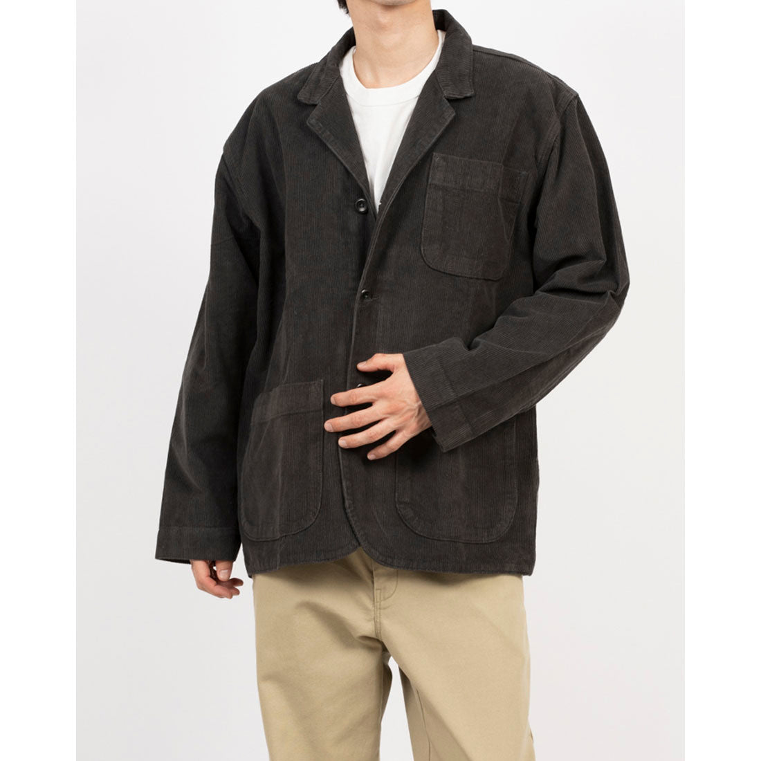 アスキーズ USKEES USKEES アスキーズ CORD BLAZER コーデュロイブレザー （チャコール） チャコール