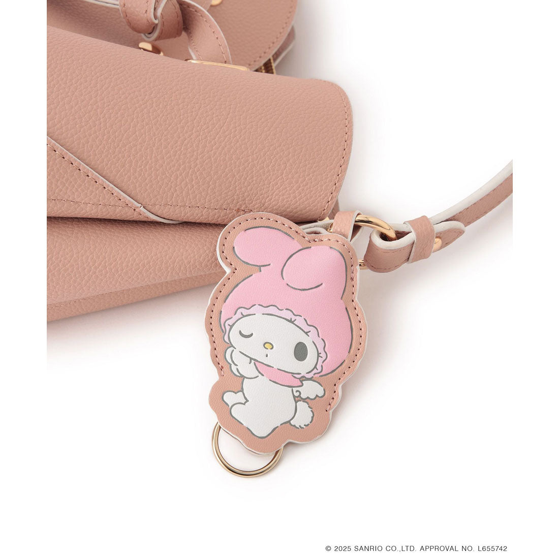 ビス VIS 【マイメロディ&クロミ】 VIS別注モデルハートカットバッグ＆チャームSET （ブラック（01）） ブラック（01）