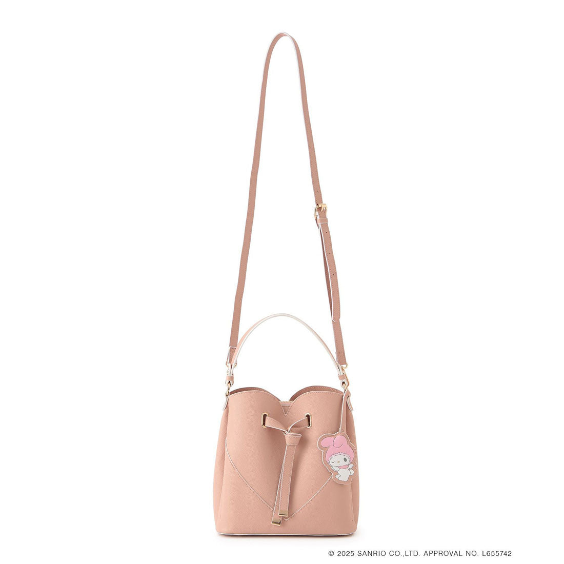 ビス VIS 【マイメロディ&クロミ】 VIS別注モデルハートカットバッグ＆チャームSET （ブラック（01）） ブラック（01）