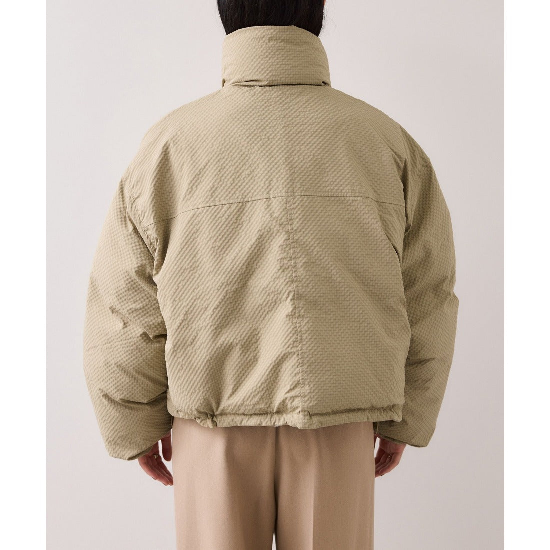 ビス VIS 【WEB限定】軽くてあたたかいパディングショートボリュームダウンブルゾン （ダークブラウン（20）） ダークブラウン（20）
