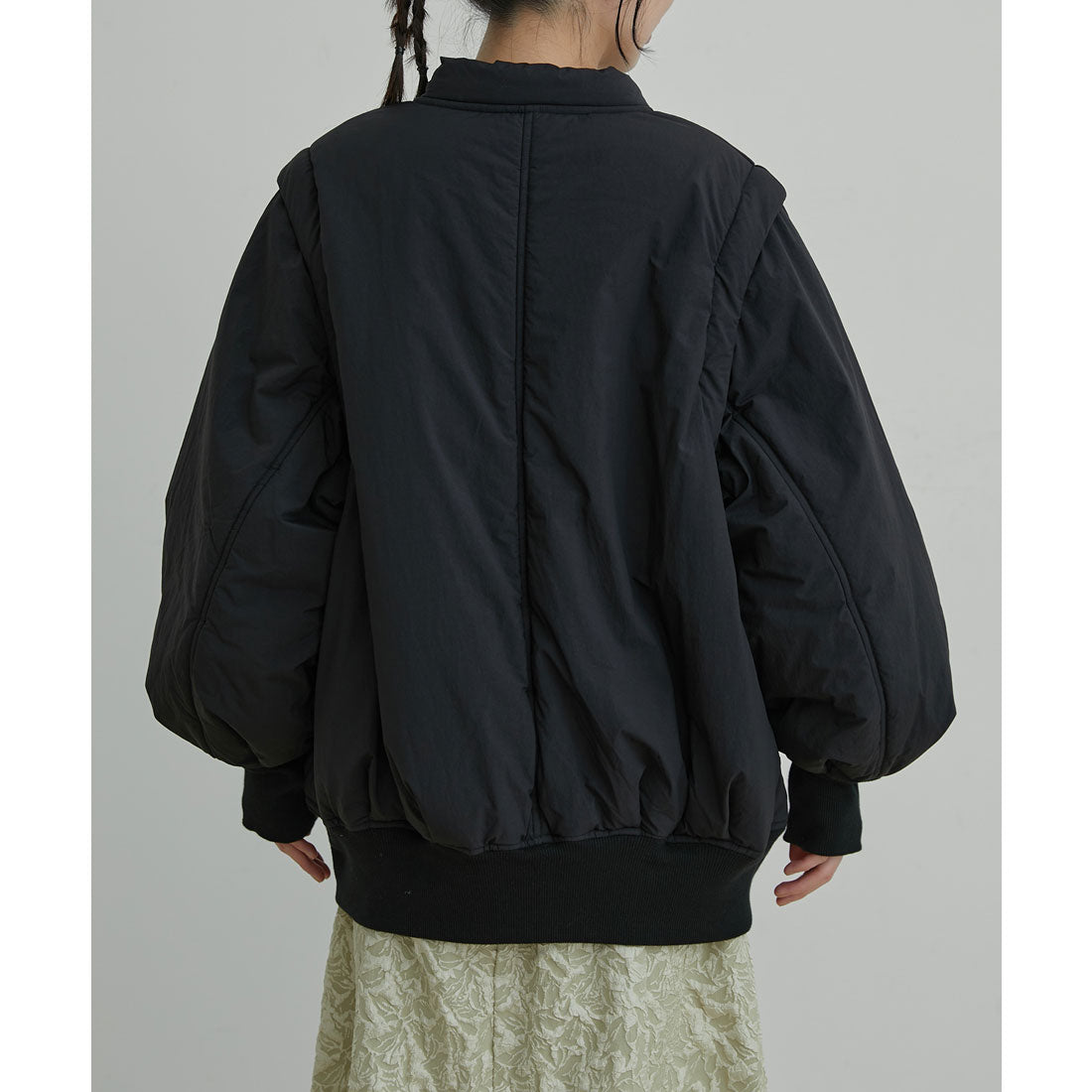 ビス VIS 【2WAY】袖取り外しボリュームブルゾン