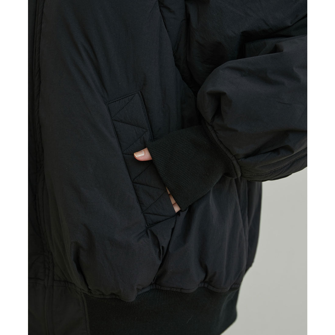 ビス VIS 【2WAY】袖取り外しボリュームブルゾン