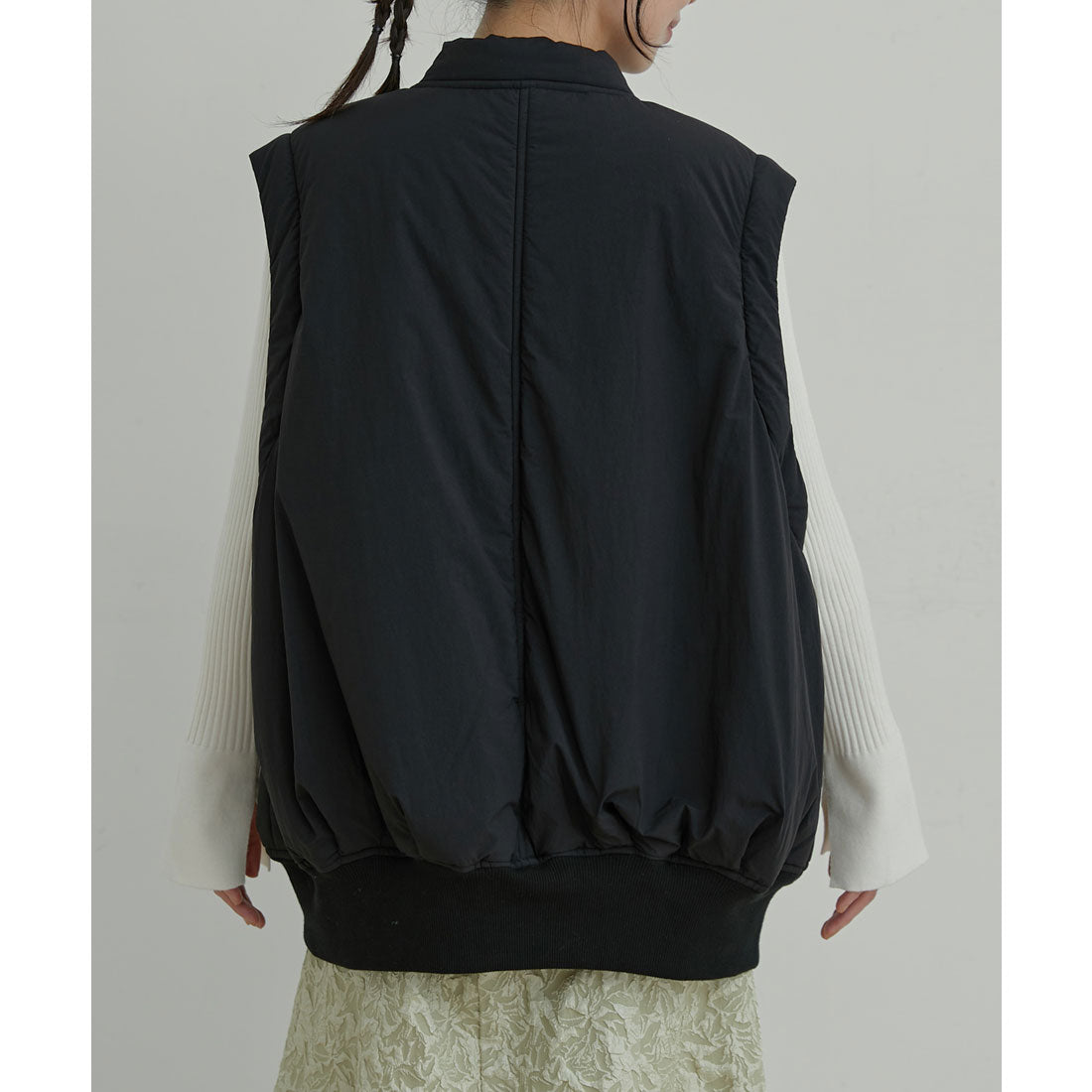 ビス VIS 【2WAY】袖取り外しボリュームブルゾン