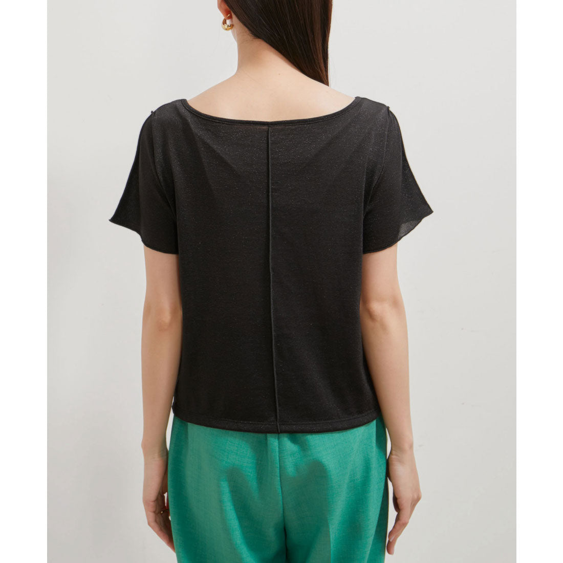 ビス VIS 【洗える】ラメメローTシャツ