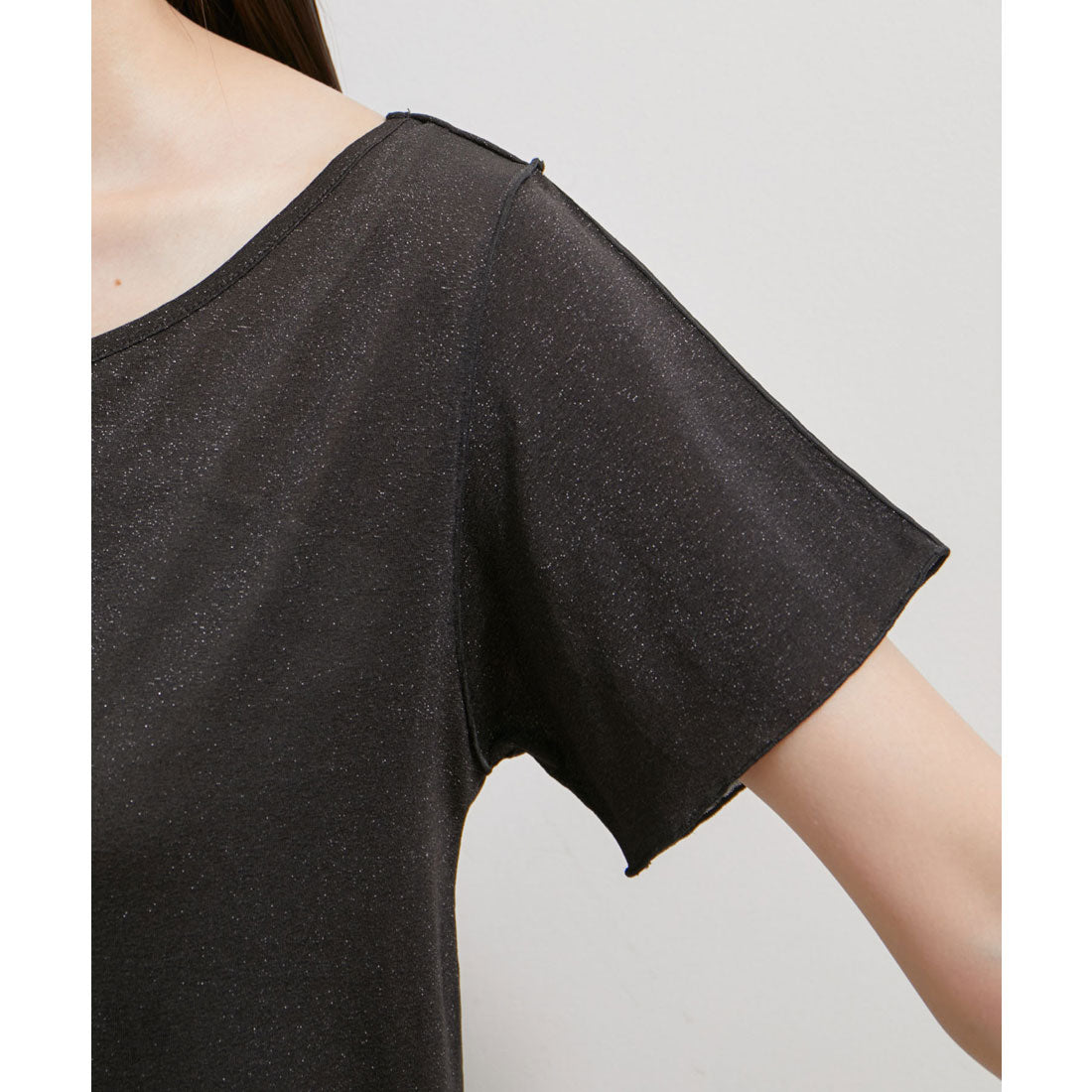 ビス VIS 【洗える】ラメメローTシャツ