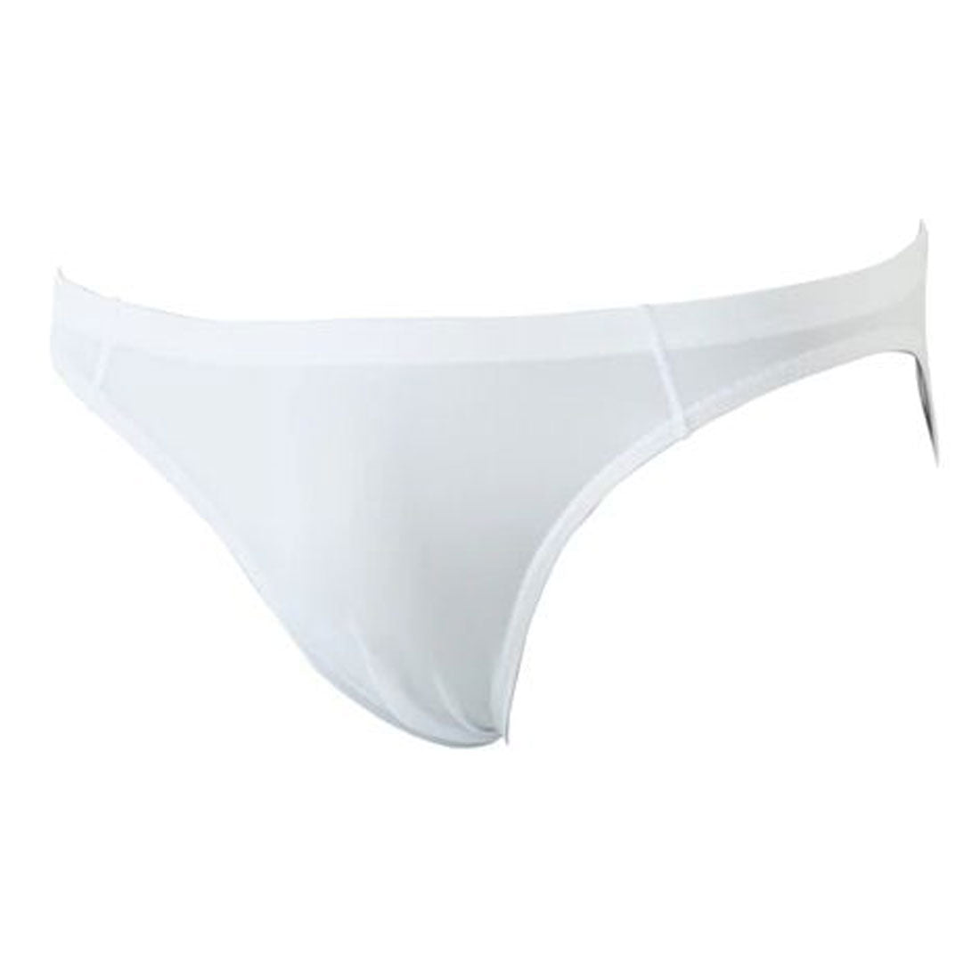 バニラ Vanilla メンズ薄手ストレッチビキニブリーフ【返品不可商品】 （白） 白