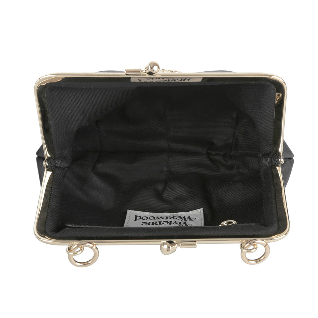 ヴィヴィアン ウエストウッド Vivienne Westwood ショルダーバッグ サフィアーノ GRANNY FRAME PEURSE 4B010007W L001N N402 BLACK