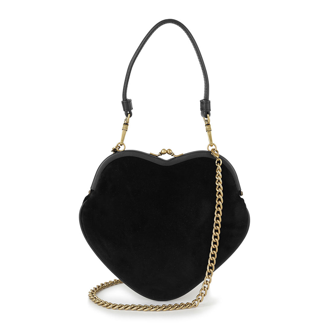 Vivian 威斯特伍德 Vivienne Westwood 手提包 刺繡圓球 BELLE HEART FRAME PURSE 4B01000DW W00ZL N401 黑色