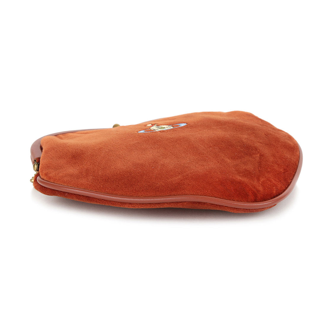 ヴィヴィアン ウエストウッド Vivienne Westwood ハンドバッグ エンブロイダードオーブ BELLE HEART FRAME PURSE 4B01000DW W00ZL F410 BURNT ORANGE