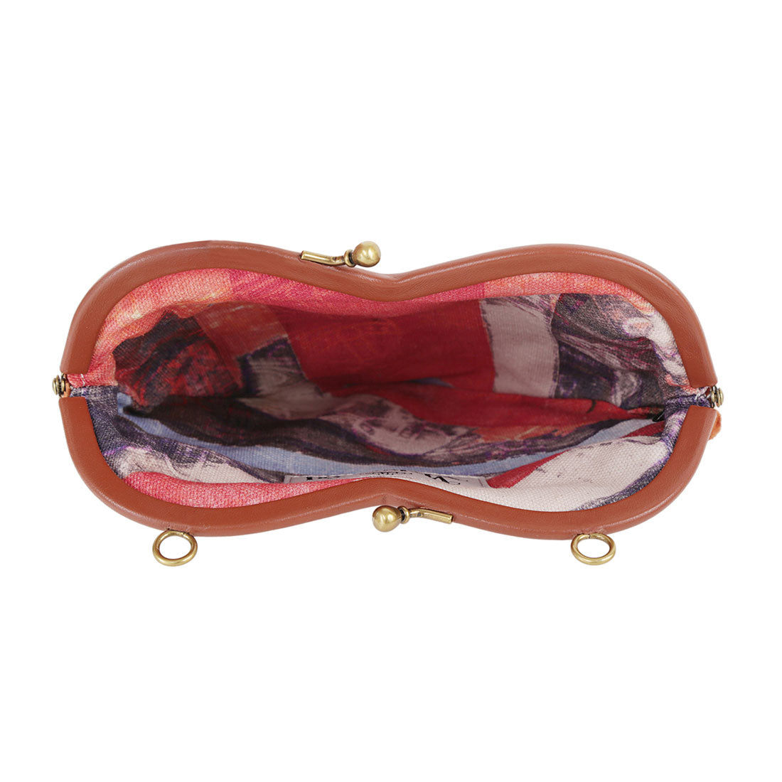 ヴィヴィアン ウエストウッド Vivienne Westwood ハンドバッグ エンブロイダードオーブ BELLE HEART FRAME PURSE 4B01000DW W00ZL F410 BURNT ORANGE