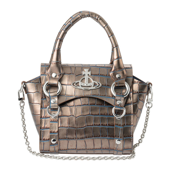 Vivian Westwood shoulder bag crocodile emboss MINI BETTY HANDBAG 48030