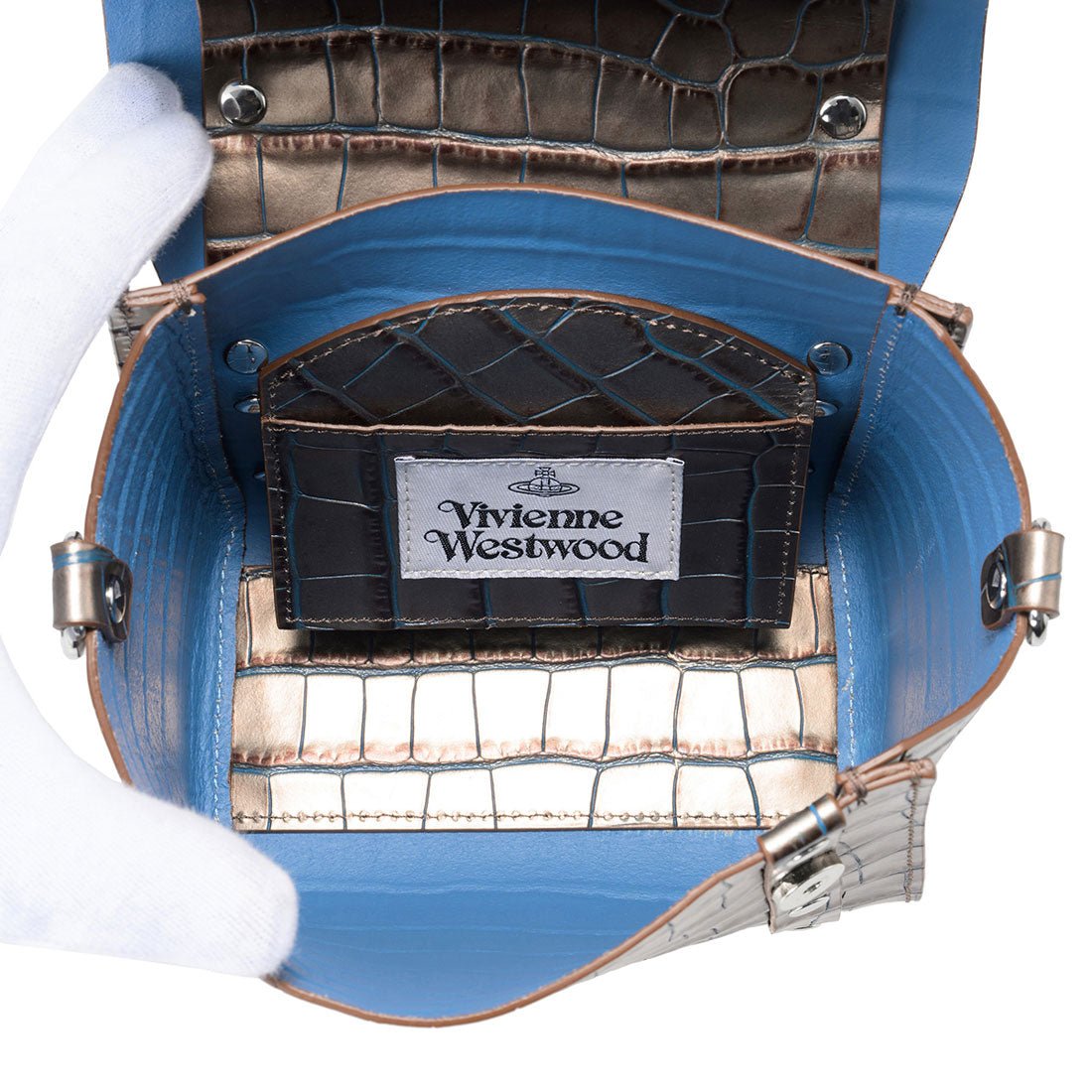 Vivienne Westwood ヴィヴィアン ウエストウッド Vivian Westwood shoulder bag crocodile emboss MINI BETTY HANDBAG 48030