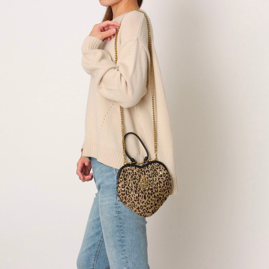 ヴィヴィアン ウエストウッド Vivienne Westwood LEOPARD LUREX （BROWN） BROWN