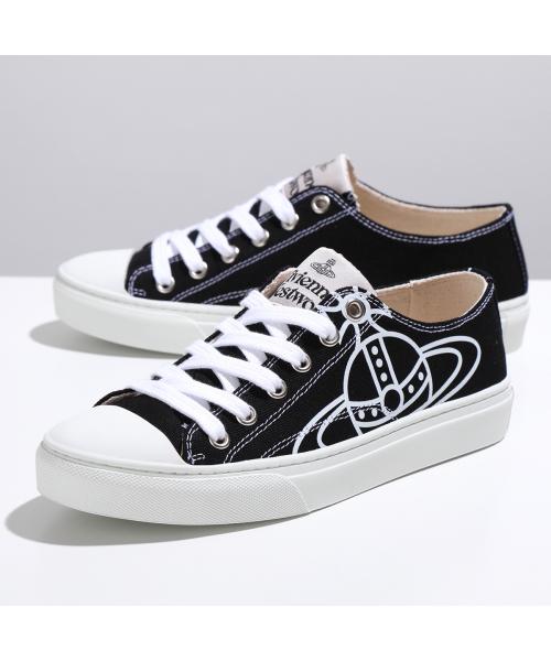 ヴィヴィアン ウエストウッド Vivienne Westwood Vivienne Westwood スニーカー PLIMSOLL LOW TOP 75020005W （W0004/BLACK-ブラック） W0004/BLACK-ブラック