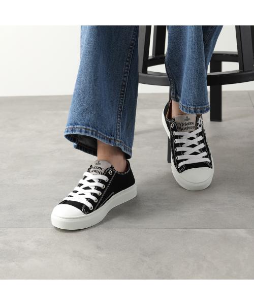ヴィヴィアン ウエストウッド Vivienne Westwood Vivienne Westwood スニーカー PLIMSOLL LOW TOP 75020005W （W0004/BLACK-ブラック） W0004/BLACK-ブラック