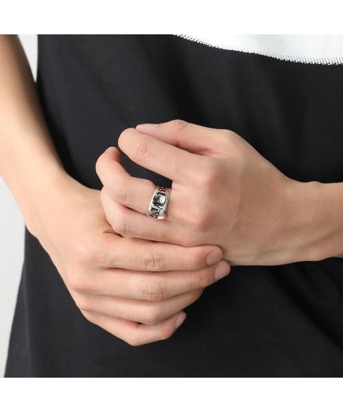 ヴィヴィアン ウエストウッド Vivienne Westwood Vivienne Westwood リング 6404017V 01P107 ベルトリング 指輪 （P107/PLATINUM/BLACK-Enamel） P107/PLATINUM/BLACK-Enamel