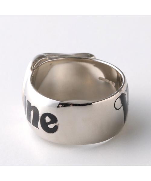 ヴィヴィアン ウエストウッド Vivienne Westwood Vivienne Westwood リング 6404017V 01P107 ベルトリング 指輪 （P107/PLATINUM/BLACK-Enamel） P107/PLATINUM/BLACK-Enamel