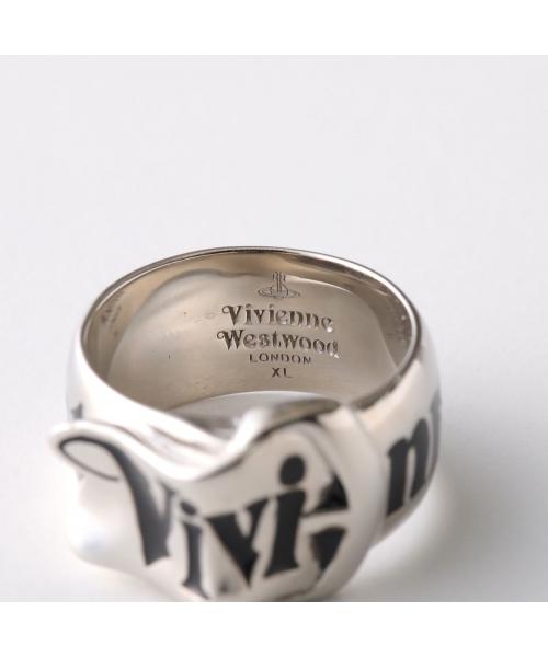 ヴィヴィアン ウエストウッド Vivienne Westwood Vivienne Westwood リング 6404017V 01P107 ベルトリング 指輪 （P107/PLATINUM/BLACK-Enamel） P107/PLATINUM/BLACK-Enamel