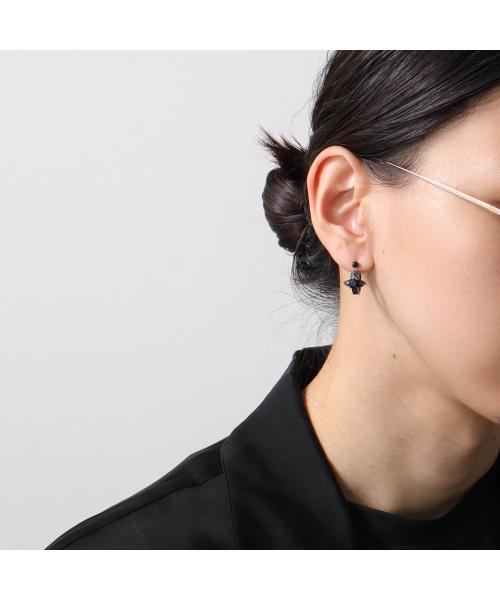 ヴィヴィアン ウエストウッド Vivienne Westwood Vivienne Westwood ピアス MATENIA 6201033F 片耳販売 （S101/RUTHENIUM/BLACK-CZ） S101/RUTHENIUM/BLACK-CZ
