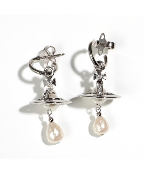 ヴィヴィアン ウエストウッド Vivienne Westwood Vivienne Westwood ピアス ALEKSA アレクサ 62030072  （02P226-PLATINUM/CREAMROSE） 02P226-PLATINUM/CREAMROSE