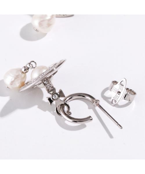 ヴィヴィアン ウエストウッド Vivienne Westwood Vivienne Westwood ピアス ALEKSA アレクサ 62030072  （02P226-PLATINUM/CREAMROSE） 02P226-PLATINUM/CREAMROSE