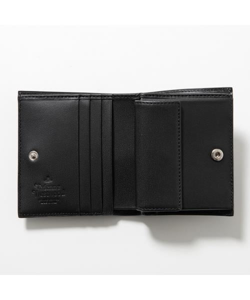 ヴィヴィアン ウエストウッド Vivienne Westwood Vivienne Westwood 二つ折り財布 51150031W L001N （N401/BLACK/ブラック） N401/BLACK/ブラック