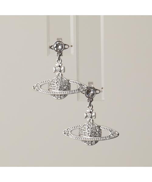 ヴィヴィアン ウエストウッド Vivienne Westwood VivienneWestwood ピアス 62020025 MINI BAS RELIEF DROP  （02P116/PLATINUMシルバー） 02P116/PLATINUMシルバー