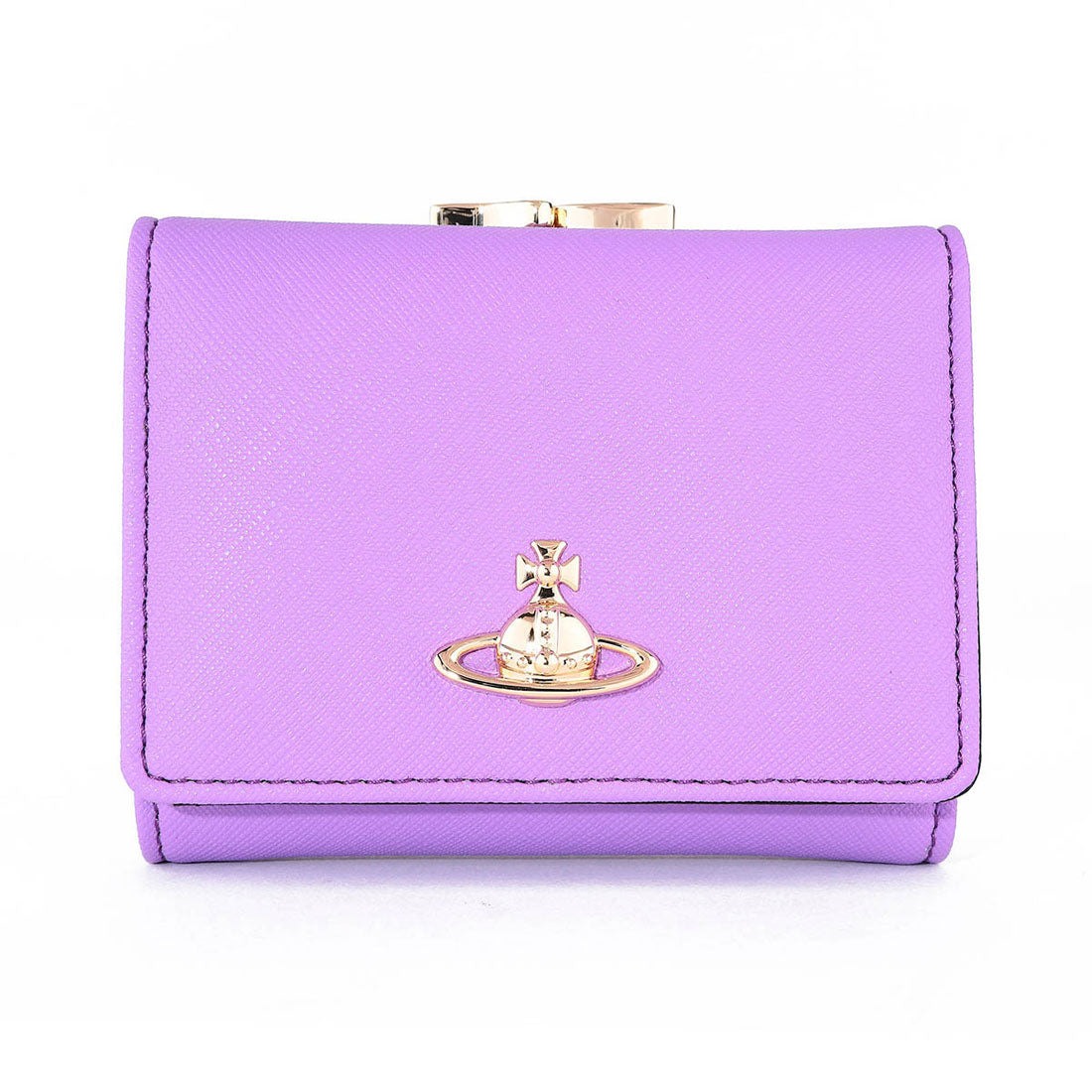 Vivian Westwood 3-fold wallet Saffiano Biogreen SMALL FRAME WALLET 5115002MW S000B J405 LILAC