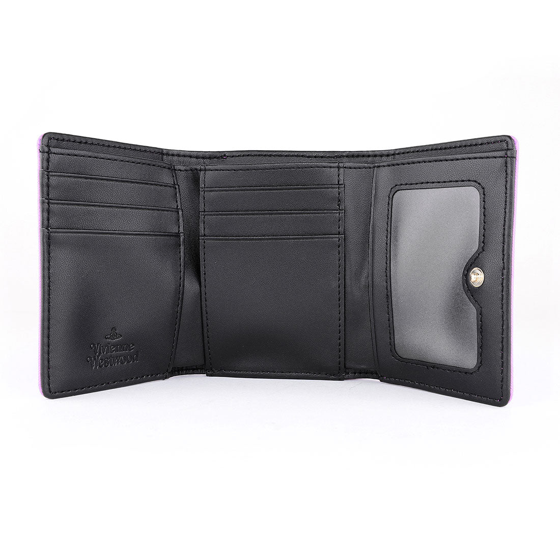 Vivian Westwood 3-fold wallet Saffiano Biogreen SMALL FRAME WALLET 5115002MW S000B J405 LILAC