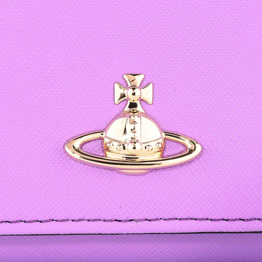 Vivian Westwood 3-fold wallet Saffiano Biogreen SMALL FRAME WALLET 5115002MW S000B J405 LILAC