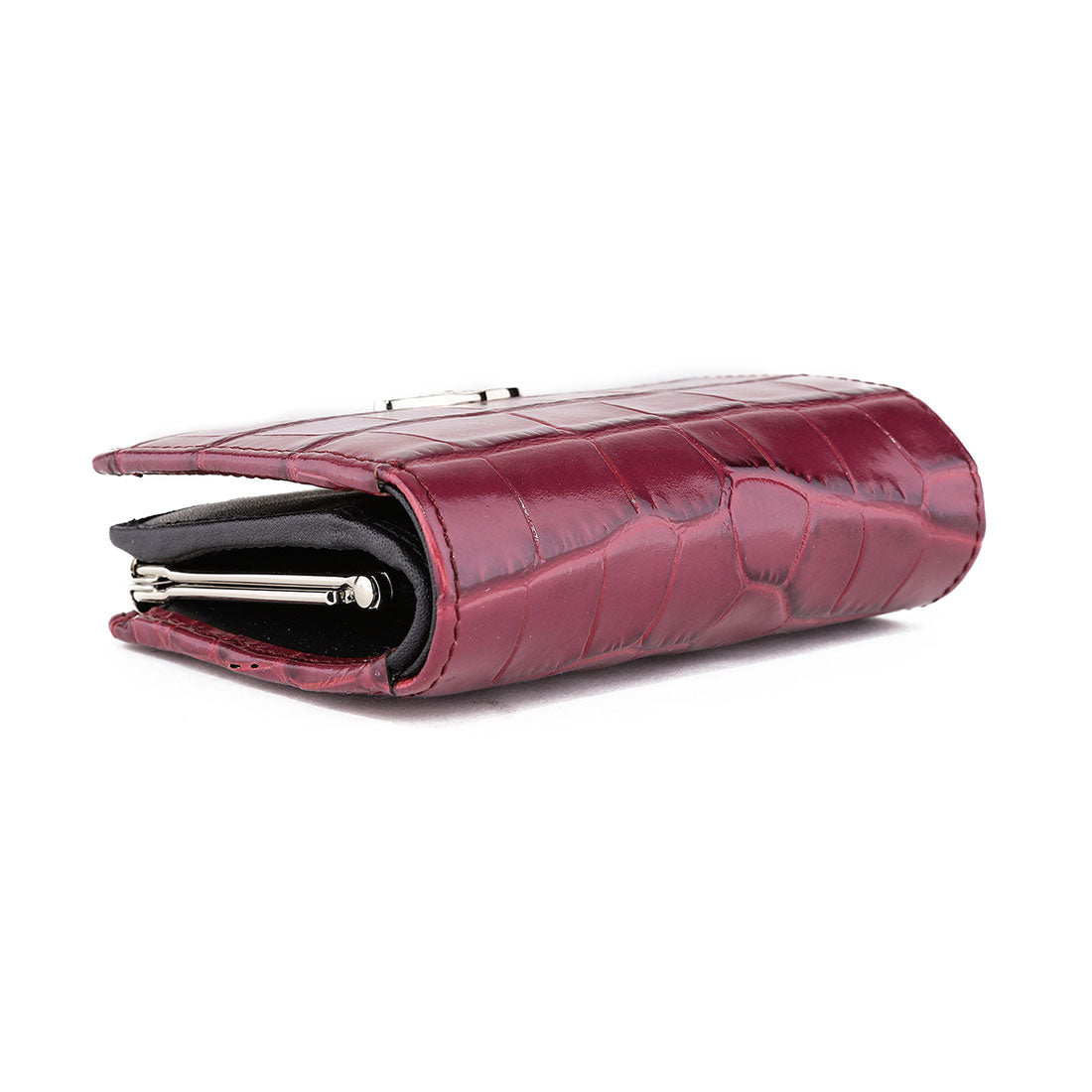 Vivian Westwood 2-fold wallet crocodile embossed FLAME POCKET WALLET 5115002YW L0039 J403 PURPLE