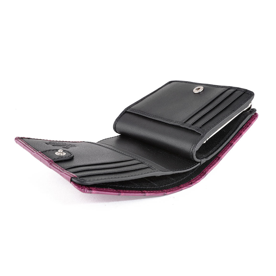 Vivian Westwood 2-fold wallet crocodile embossed FLAME POCKET WALLET 5115002YW L0039 J403 PURPLE