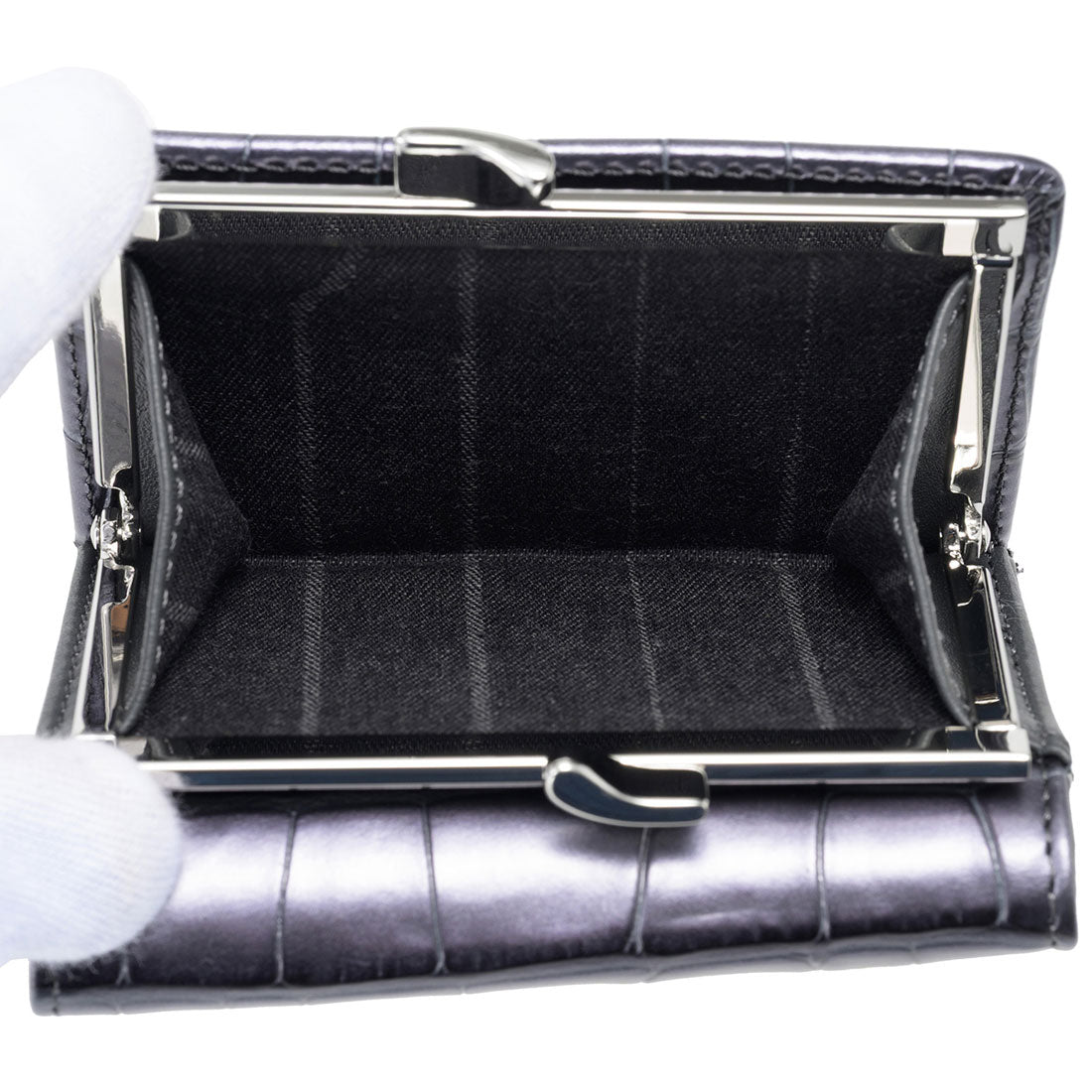 タ*タ様 VIVIENNE WEGTWOOD ヴィヴィアンウエストウッド　ノーカ Vivian Westwood Vivienne Westwood 3-fold wallet crocodile emboss SMALL