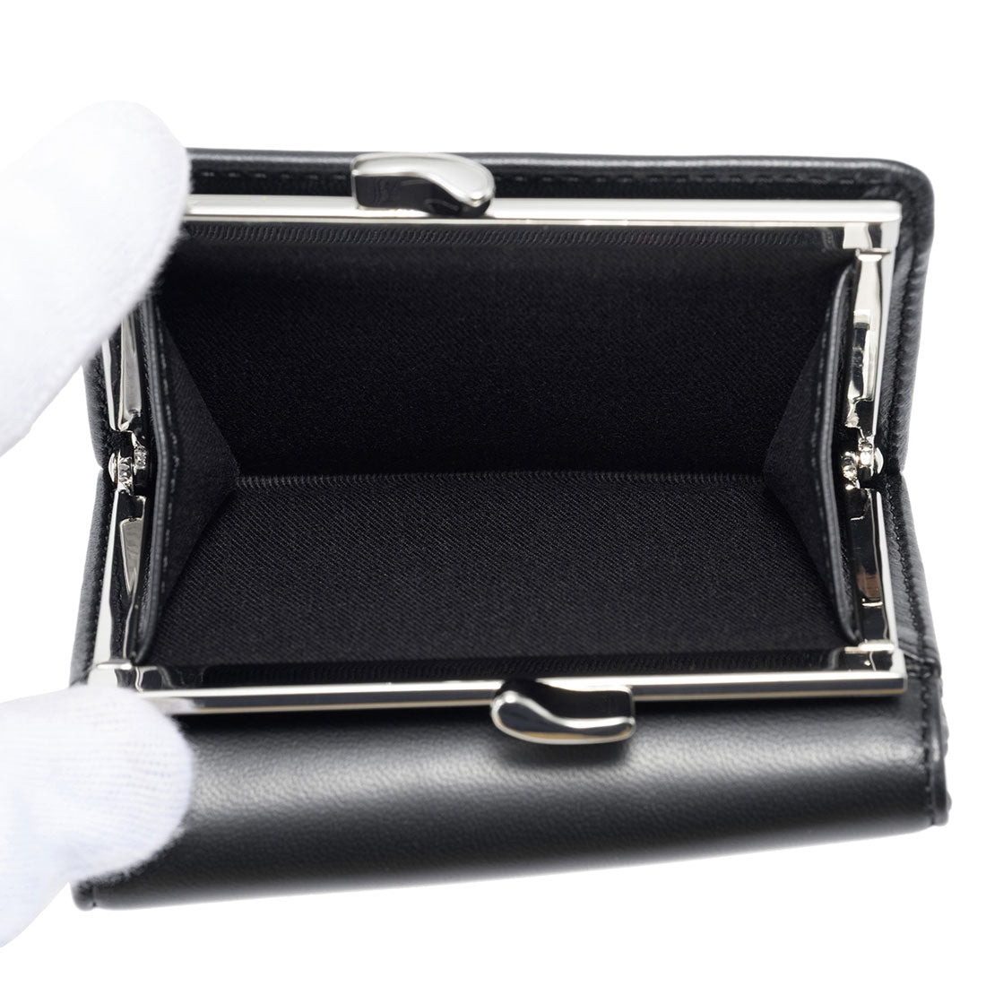 ヴィヴィアン ウエストウッド Vivienne Westwood 3つ折り財布 ナッパ SMALL FRAME WALLET 5115002KW L001L N403 BLACK （ブラック） ブラック
