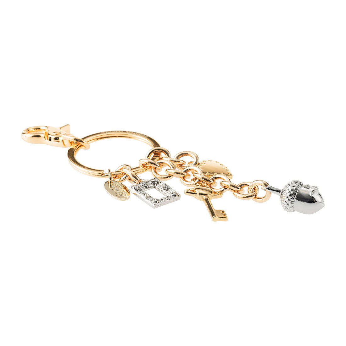 ヴィヴィアン ウエストウッド Vivienne Westwood キーホルダー ラインストーン MULTI CHARM KEYRING 8203012BU OM001F R401 GOLD （ゴールド） ゴールド